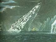 william r clark da fohn ross sokte efter norduastpassagen 1818 motte han sadana har isberg i baffinbukten oil painting
